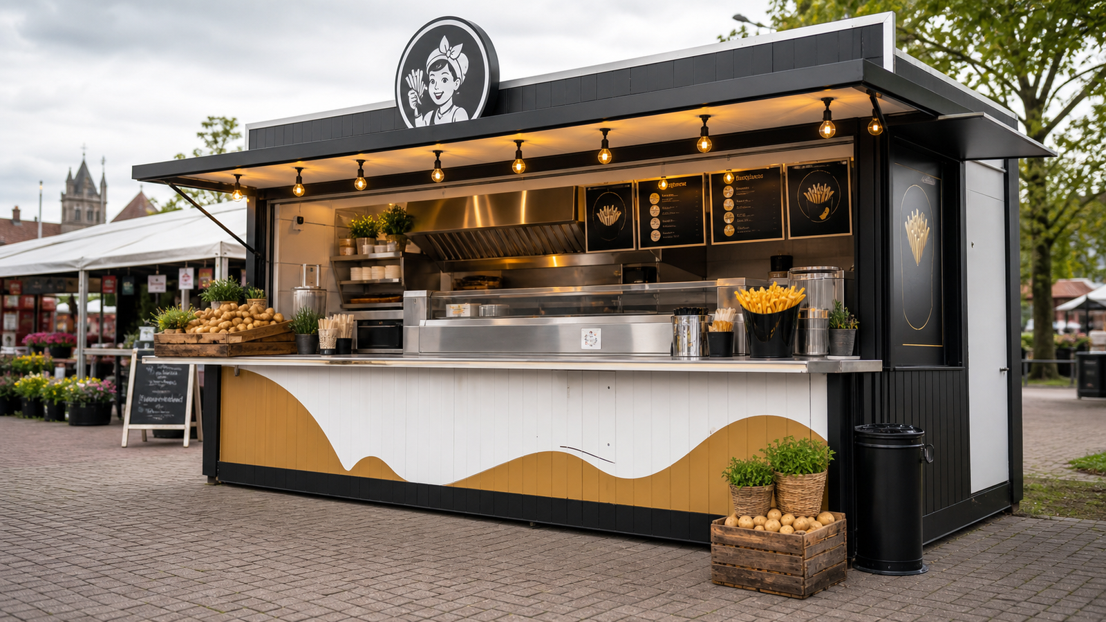 De buitenkraam van Missis Chippie